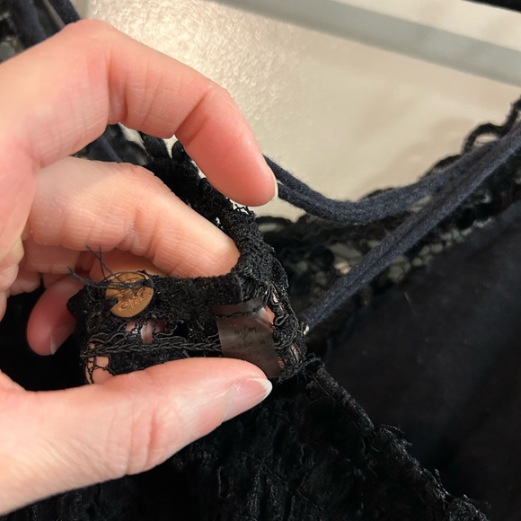 Free People Black Lace Bralette - Picture 3 of 4